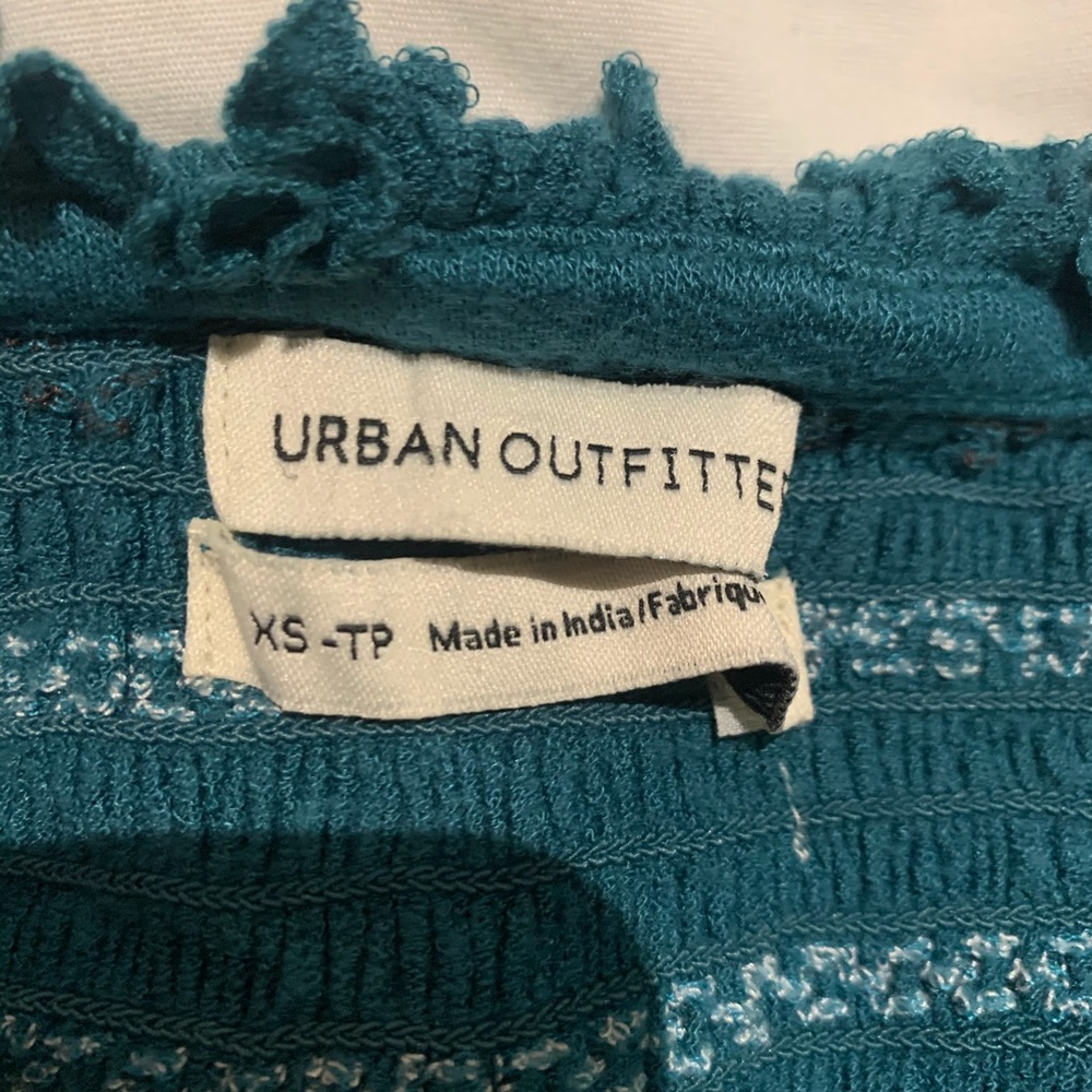 Turquoise Urban Outfitters Tube Top - Picture 3 of 3